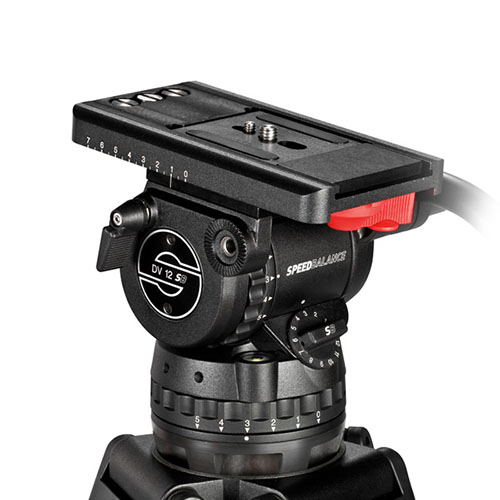 Homyl Fluid Video Tripod Head 1/4 Screw Release Plate for DSLR Camcorders