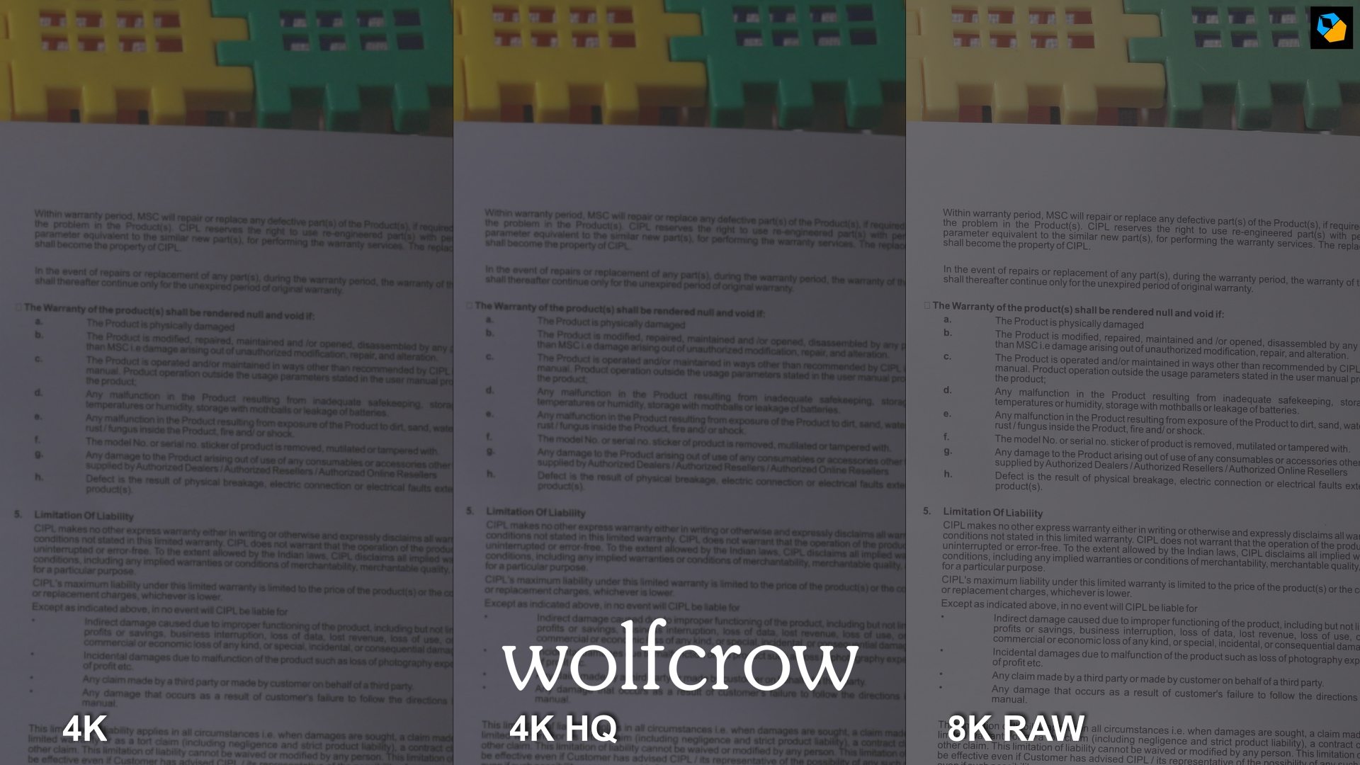 Comparison 8k Vs 4k Hq Vs 4k Vs Aps C In The Canon Eos R5