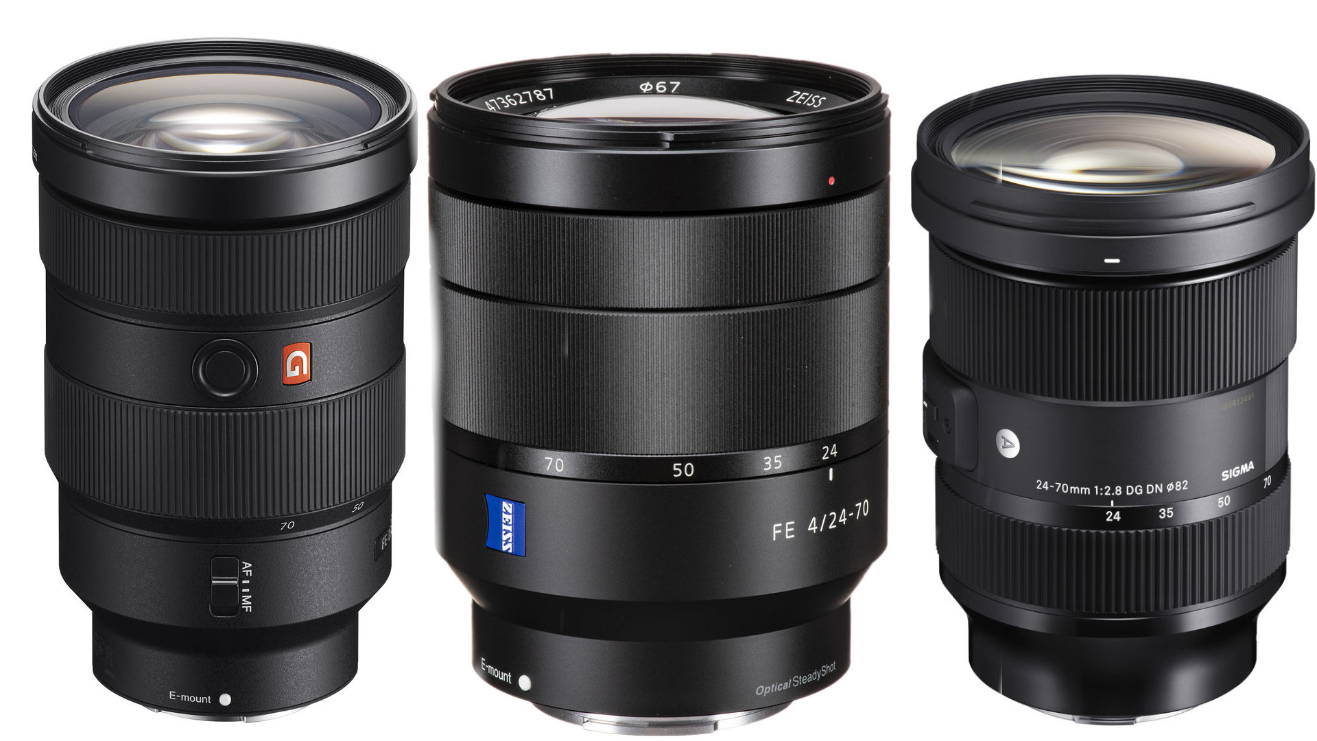 フラワーB ブルーグレイ SONY 交換レンズ FE 24-70mm F4【ジャンク品